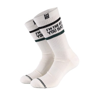 BEE UNUSUAL  THE BITCH YOU HATED OFF WHITE SOCKS AS-252914-WHITE White