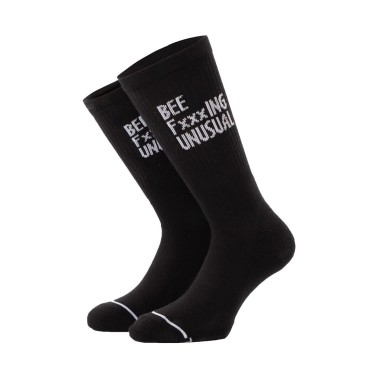 BEE UNUSUAL BEE FXXXING UNUSUAL SOCKS AS-245026-BLACK Black