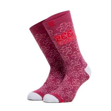 BEE UNUSUAL HIGH DAISY RAIN FOREST SOCKS AS-245008-PURPLE Purple