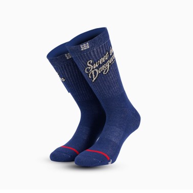 Socks Blue - Bee Unusual 'Sweet But Dangerous' 
