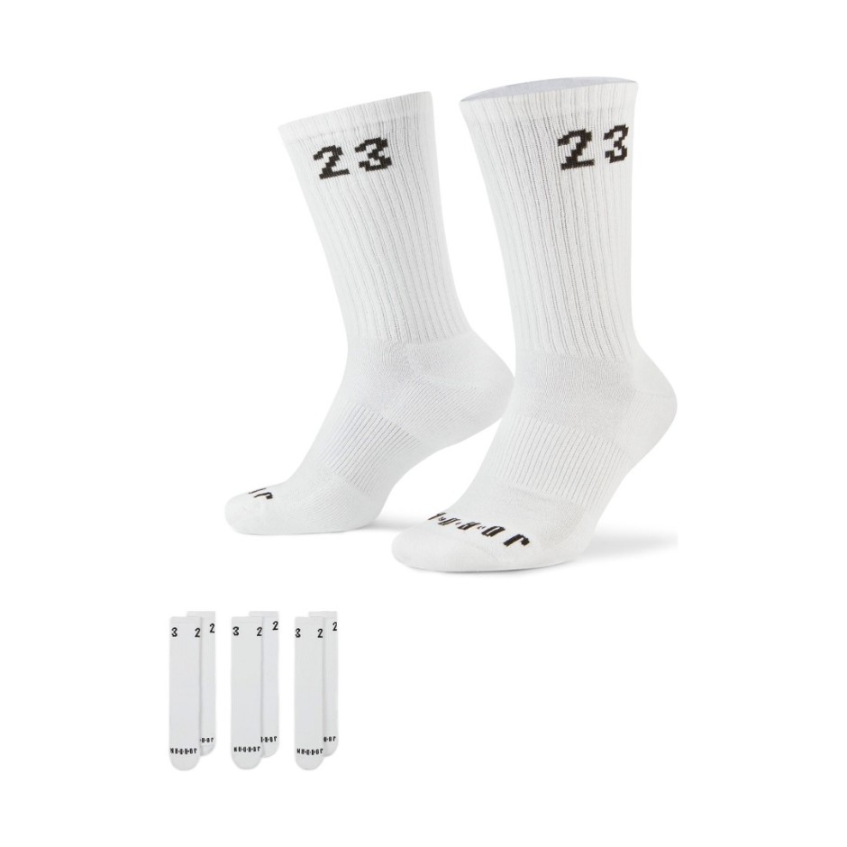JORDAN ESSENTIAL CREW 3PR DA5718-100 White