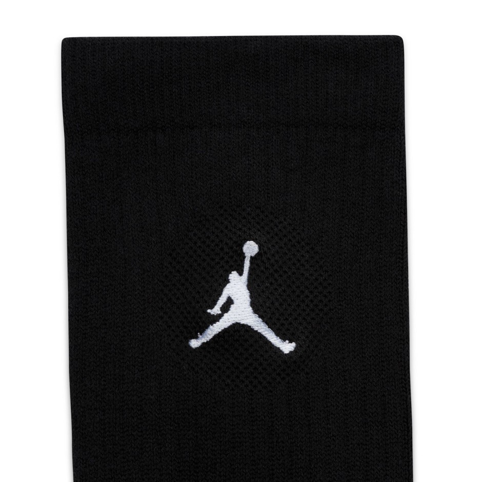 Κάλτσες Μαύρες - Jordan Everyday Crew 3 Pairs
