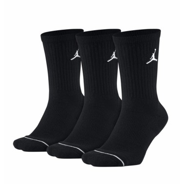 JORDAN EVERYDAY MAX UNISEX CREW SOCKS (3 PACK) SX5545-013 Μαύρο