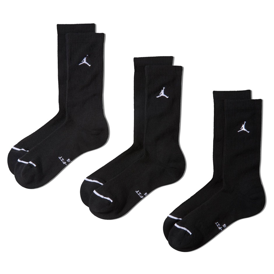 Socks Black - Jordan Everyday 3 Pairs 