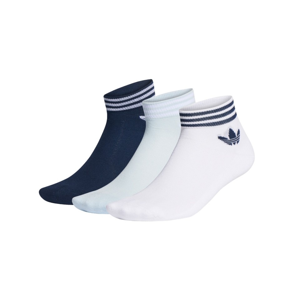 adidas Originals TREFOIL ANKLE SOCKS 3 PAIRS GD3569 Colorful