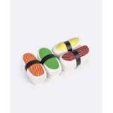 EAT MY SOCKS NIGIRI BOX 2 PAIRS EMSNOCNIX2 Colorful Image 0