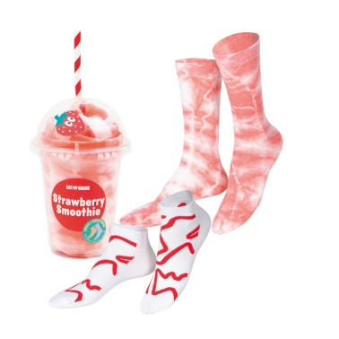 Eat My Socks Strawberry Smoothie Πολύχρωμο - Unisex Κάλτσες