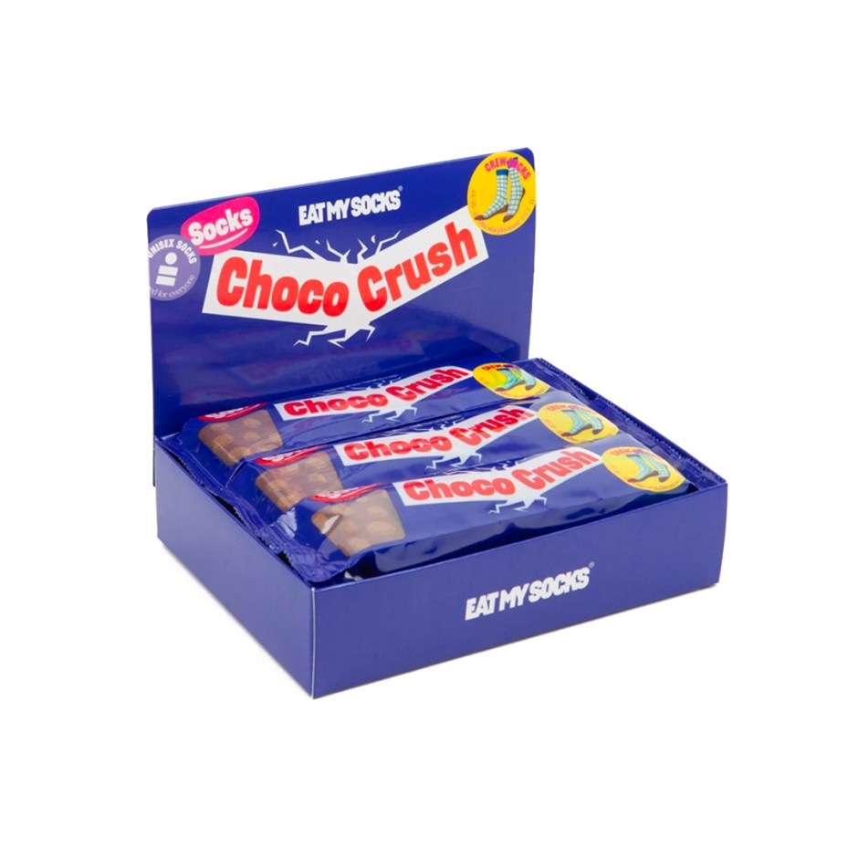 Unisex Κάλτσες Πολύχρωμες - Eat My Socks Choco Crush