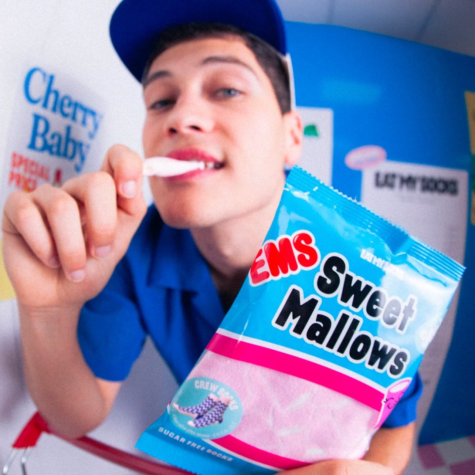 Κάλτσες Πολύχρωμες - Eat My Socks Sweet Mallows