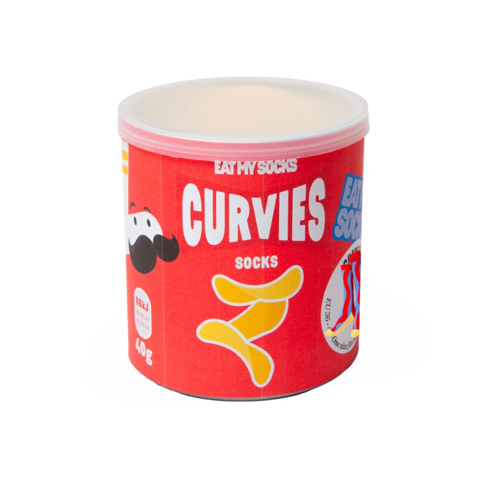 EAT MY SOCKS CURVIES EMSNOCCURV Colorful