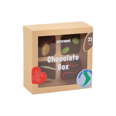 EAT MY SOCKS CHOCOLATE BOX EMSNSCCHBO Brown