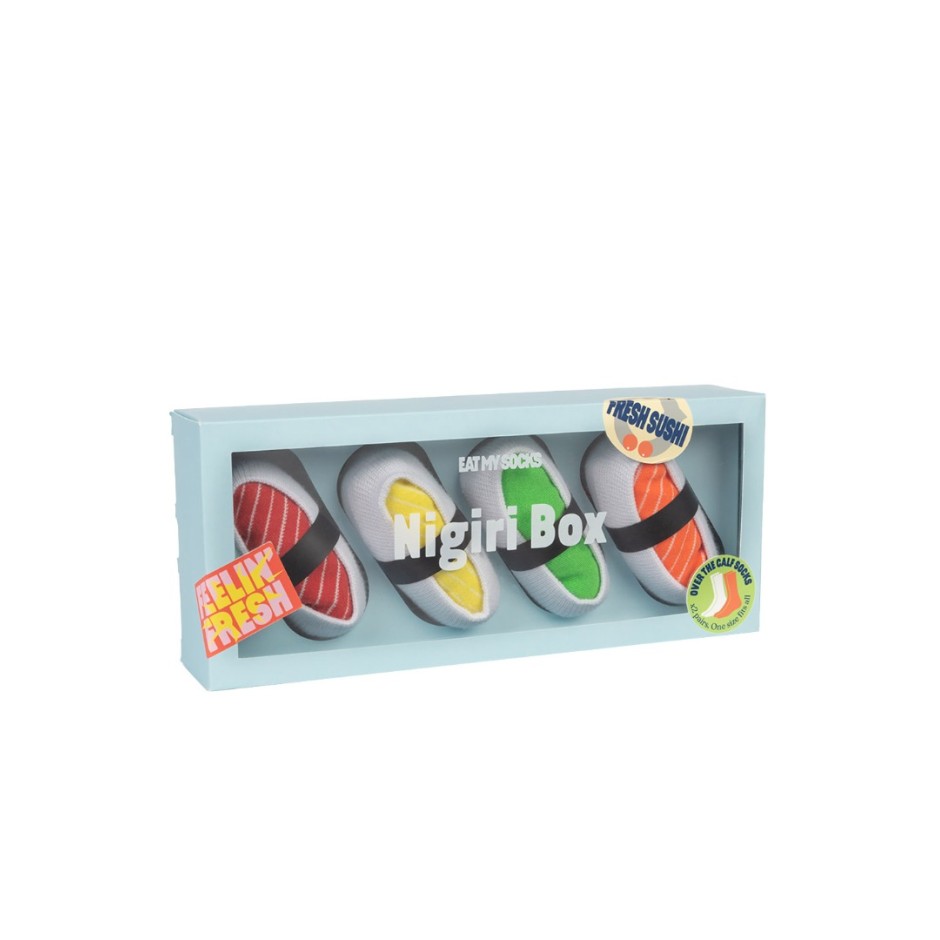 EAT MY SOCKS NIGIRI BOX 2 PAIRS EMSNOCNIX2 Colorful