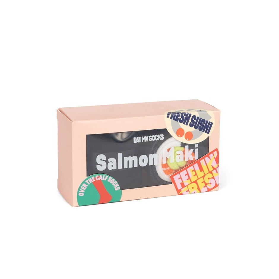 EAT MY SOCKS SALMON MAKI EMSNOCMASA Black