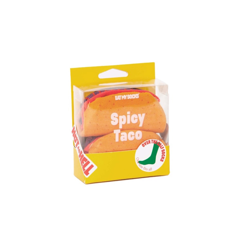 EAT MY SOCKS SPICY TACO EMSNOCSPTA Colorful