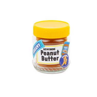 EAT MY SOCKS HAPPY PEANUT BUTTE REMSNOCPEBU Mustard