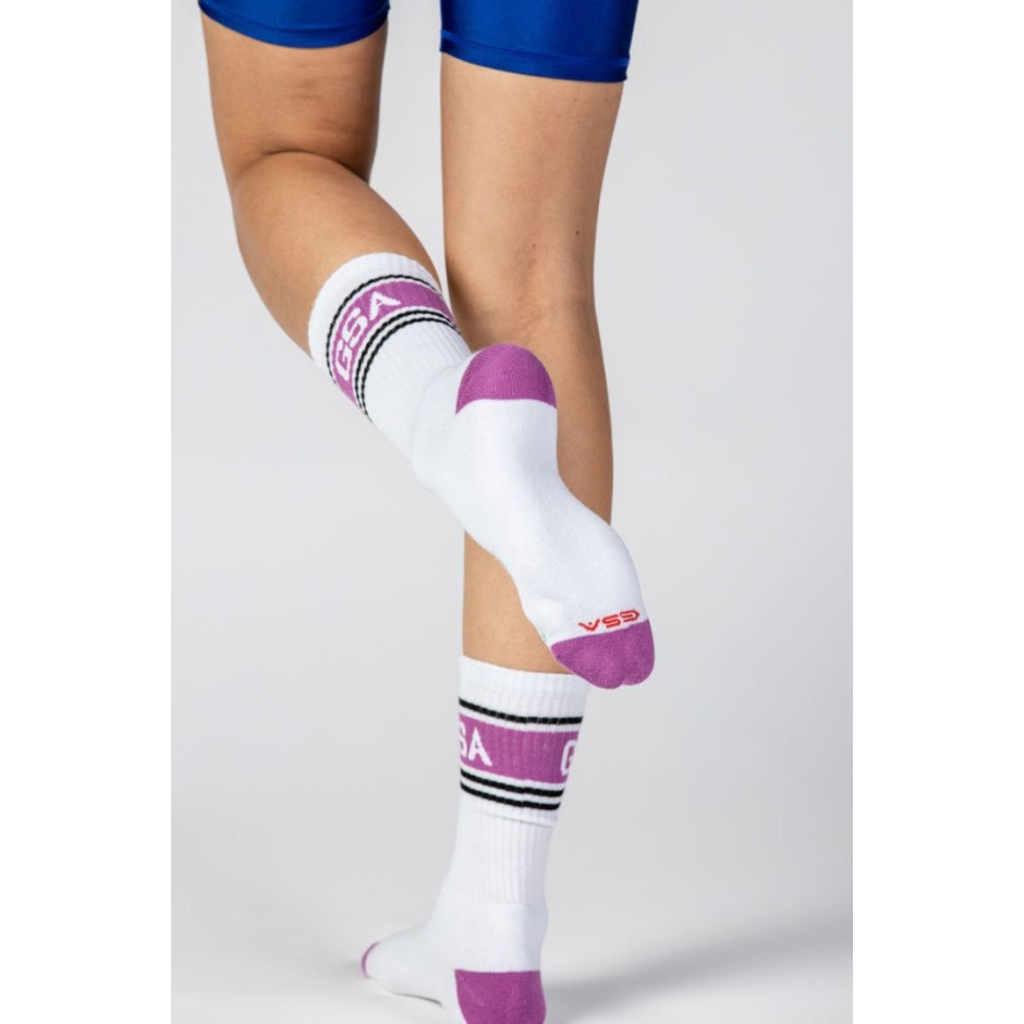 GSA SUPERLOGO STRIPES CREW SOCKS / 3 PACK 81-1901-ASSORTED 54 Λευκό