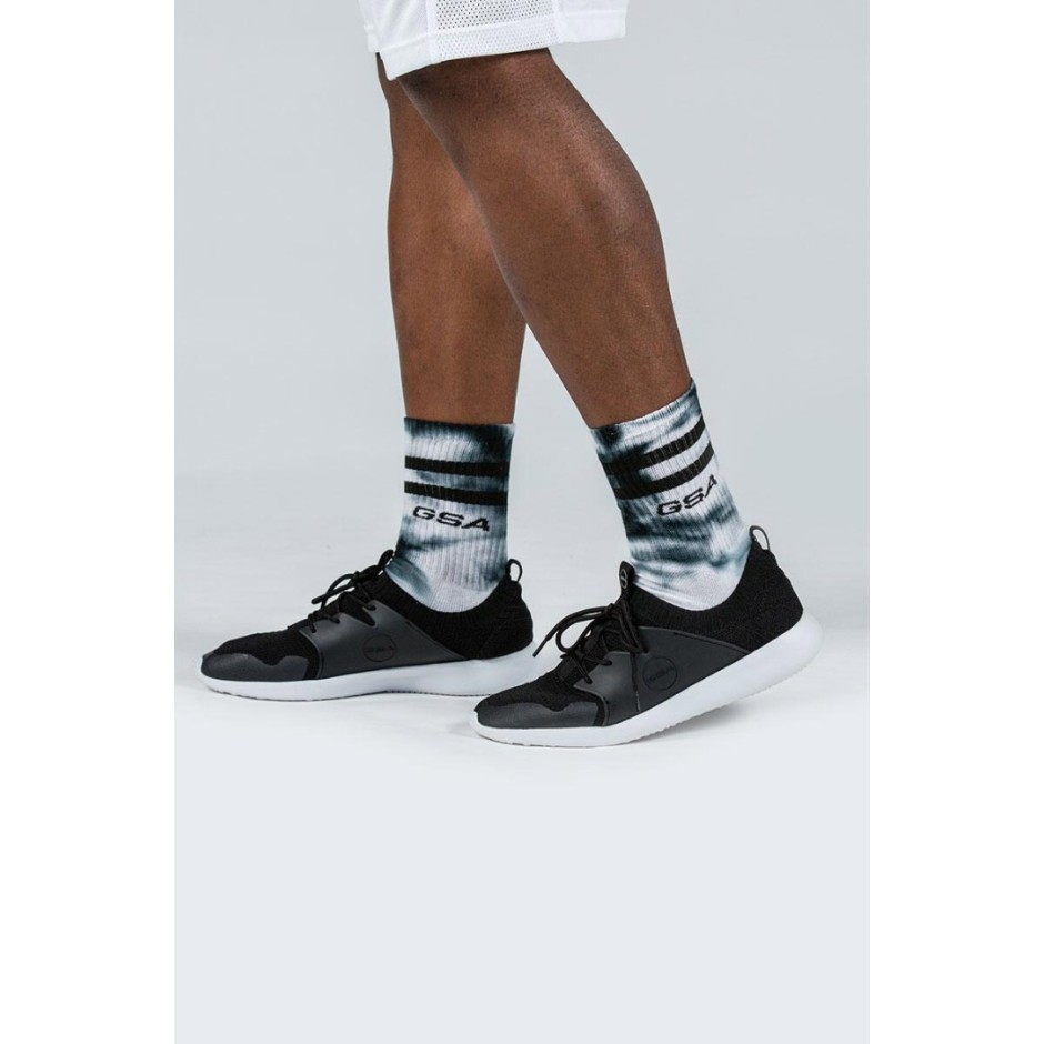 GSA UNISEX DYE TIE SOCKS 81-1904 one size-01 BLACK Μαύρο