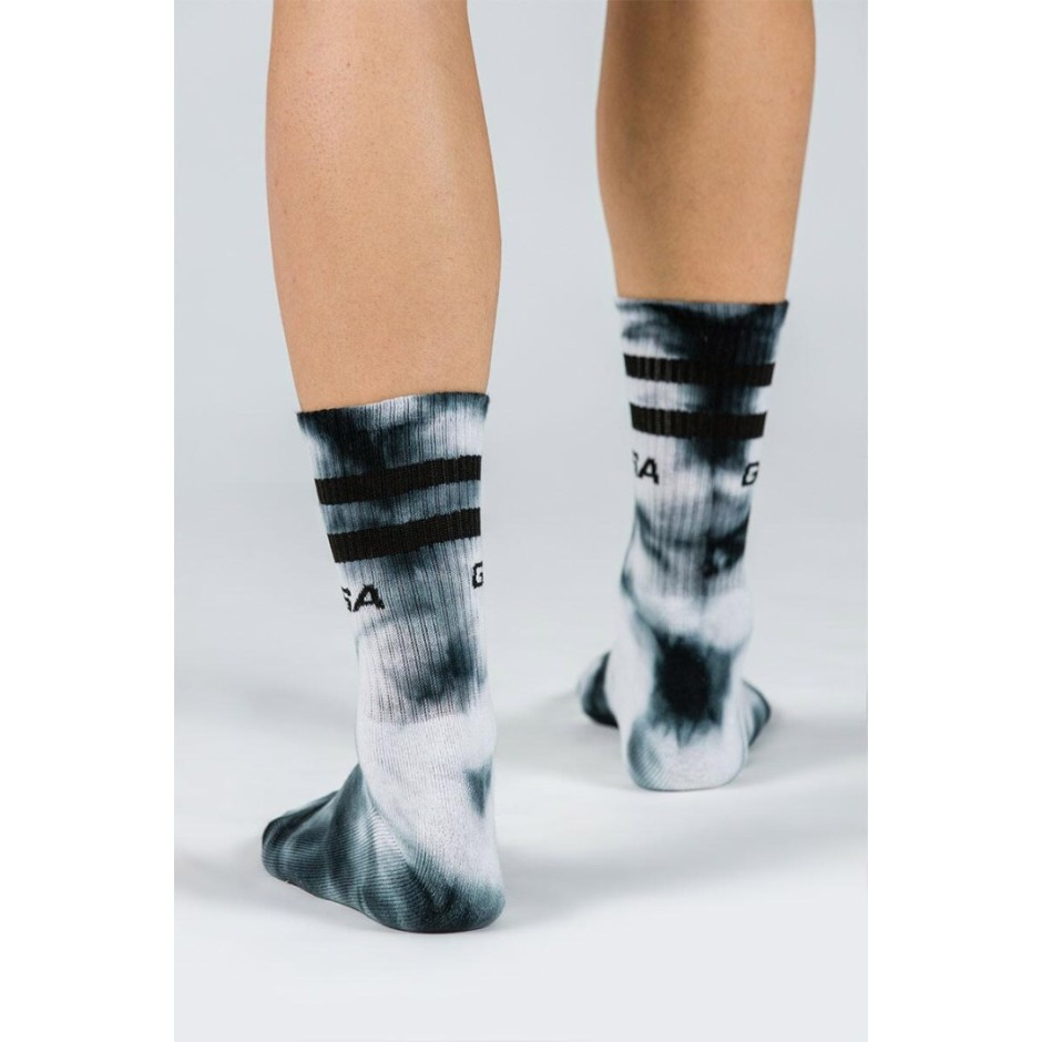 GSA UNISEX DYE TIE SOCKS 81-1904 one size-01 BLACK Μαύρο