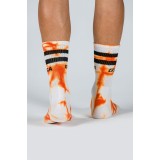 GSA UNISEX DYE TIE SOCKS 81-1904 one size-15 ORANGE Orange Image 0