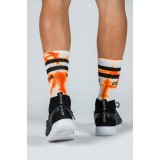 GSA UNISEX DYE TIE SOCKS 81-1904 one size-15 ORANGE Orange Image 2
