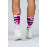 GSA UNISEX DYE TIE SOCKS 81-1904 one size-14 FUSCIA Fuchsia Image 1