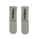 GSA SUPERLOGO CREW SOCKS 81-1900-ΓΚΡΙ-ΜΑΥΡΟ Grey Image 1