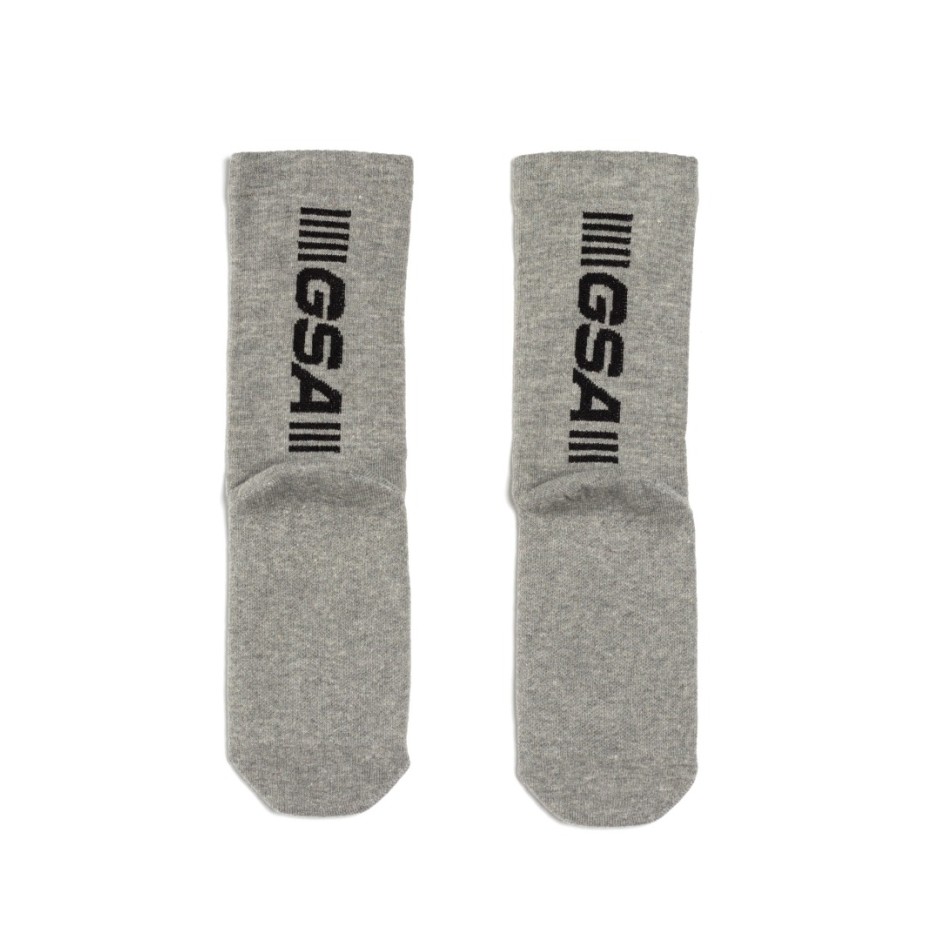 GSA SUPERLOGO CREW SOCKS 81-1900-ΓΚΡΙ-ΜΑΥΡΟ Grey
