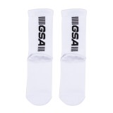 GSA SUPERLOGO CREW SOCKS 81-1900-ΛΕΥΚΟ-ΜΑΥΡΟ White-Black Image 1