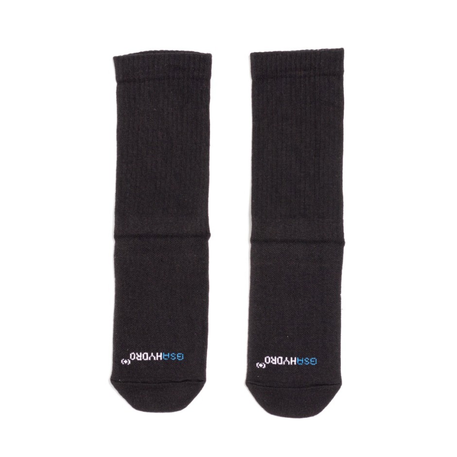 GSA SUPERLOGO CREW SOCKS 81-1900-ΜΑΥΡΟ-ΛΕΥΚΟ Black