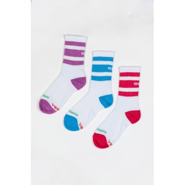 GSA CREW FULLY CUSHIONED 3 PACK 81-1902-ASSORTED 52 White