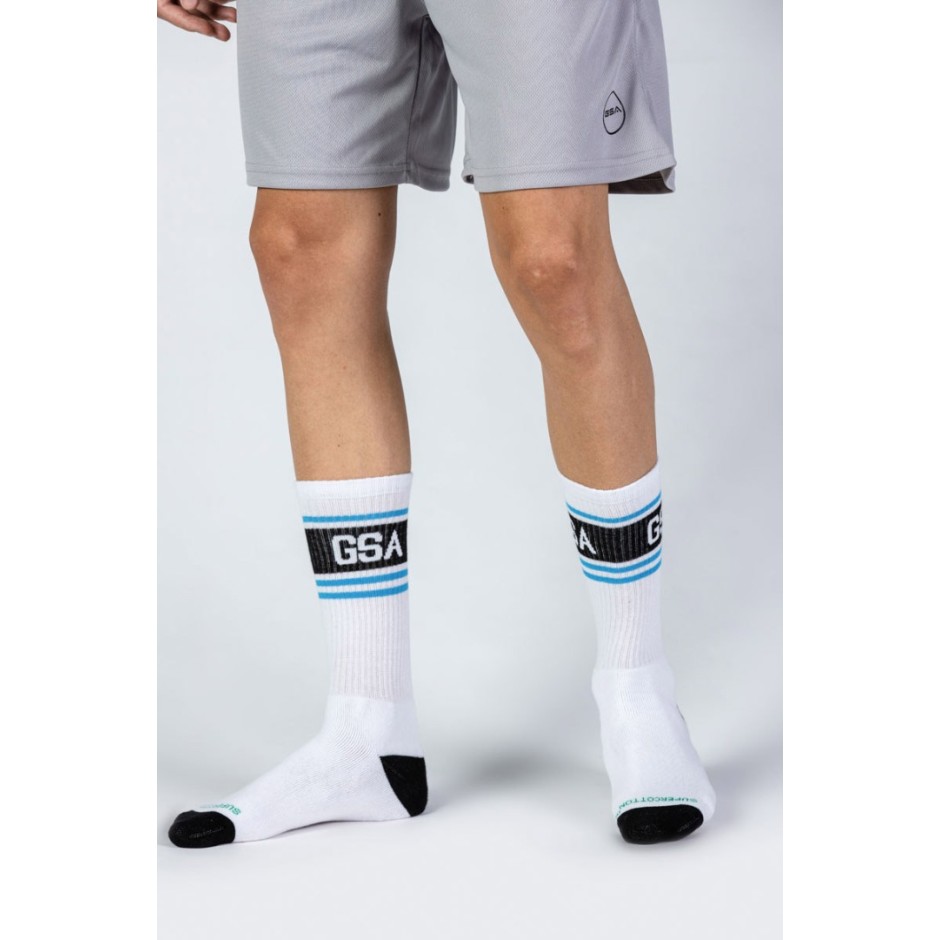 GSA SUPERLOGO STRIPES CREW SOCKS / 3 PACK 81-1901-ASSORTED 53 Λευκό