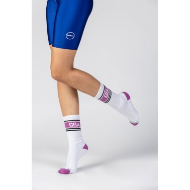 GSA SUPERLOGO STRIPES CREW SOCKS / 3 PACK 81-1901-ASSORTED 54 Λευκό