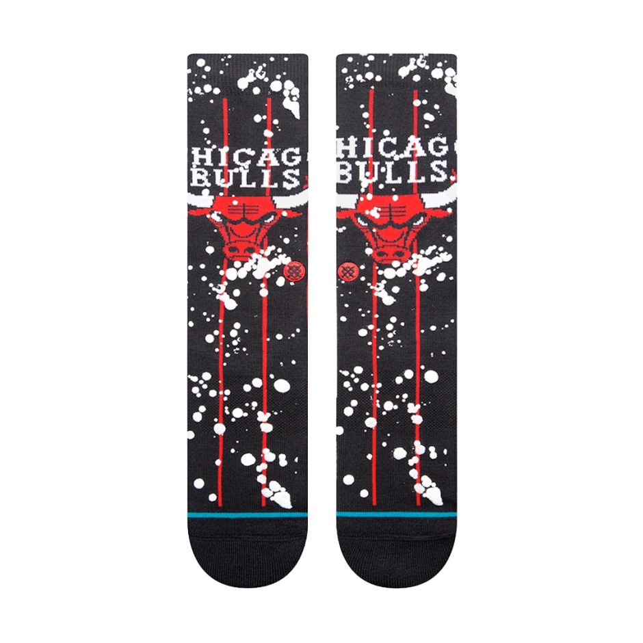 Stance Overspray Chicago Bulls Μαύρο - Κάλτσες