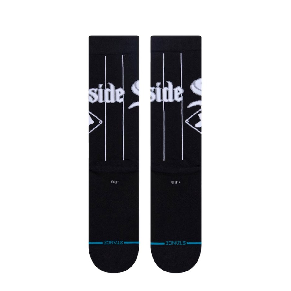 STANCE WHITE SOX CONNECT A545A21WHI-BLK Black