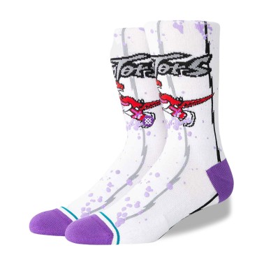 Stance Overspray Toronto Raptors Λευκό - Κάλτσες