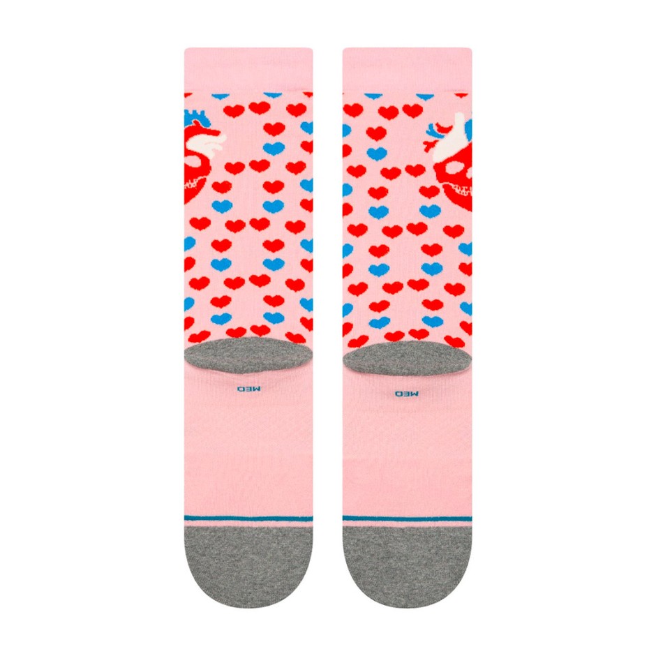 STANCE HEARTED CREW A545A25HEA-PNK Ροζ