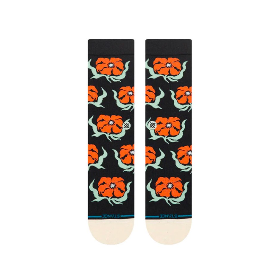STANCE BROADCAST FLORAL CREW A545C25BRO-BLK Black