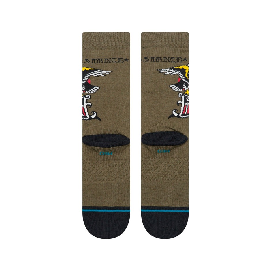 STANCE THE EAGLE CREW A555C25THE-MGN Κhaki