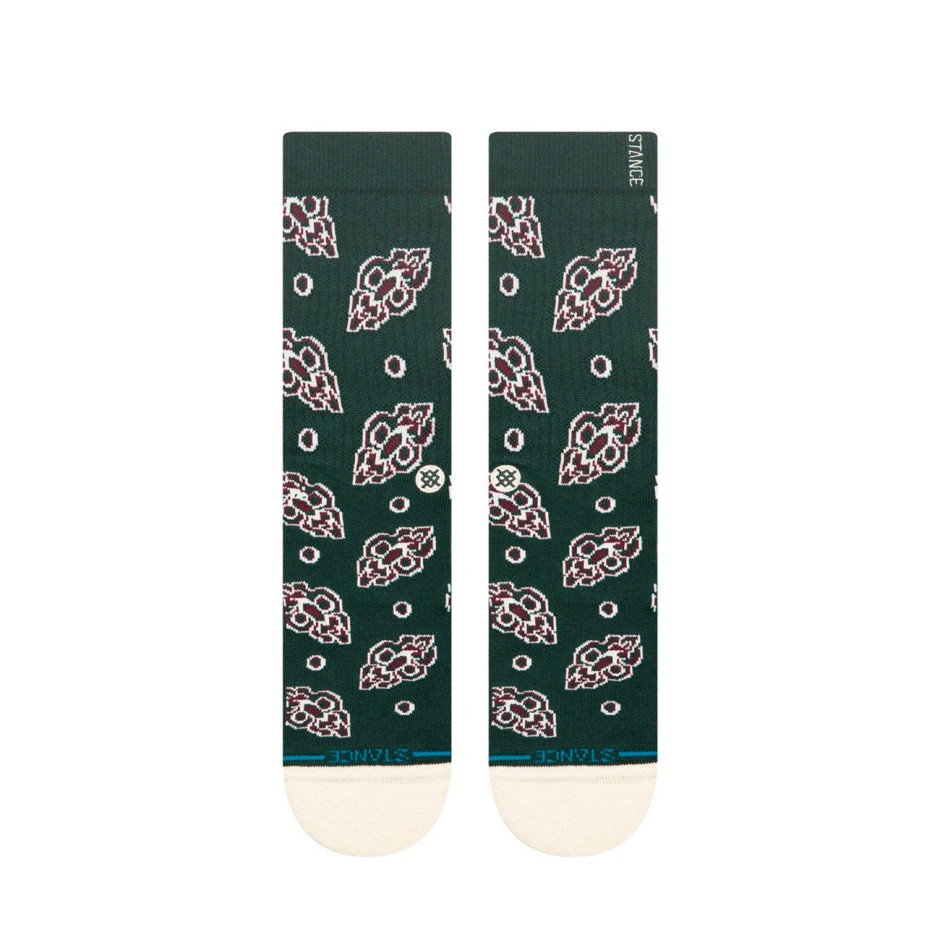 STANCE PINE BROCADE CREW A556C25PIN-PIN Κhaki