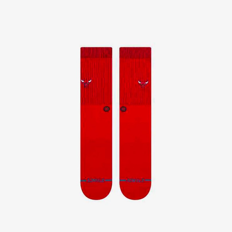 STANCE BULLS BADGED CREW A556D25BBC-RED Red