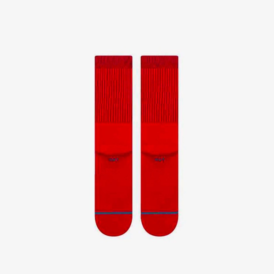 STANCE BULLS BADGED CREW A556D25BBC-RED Red
