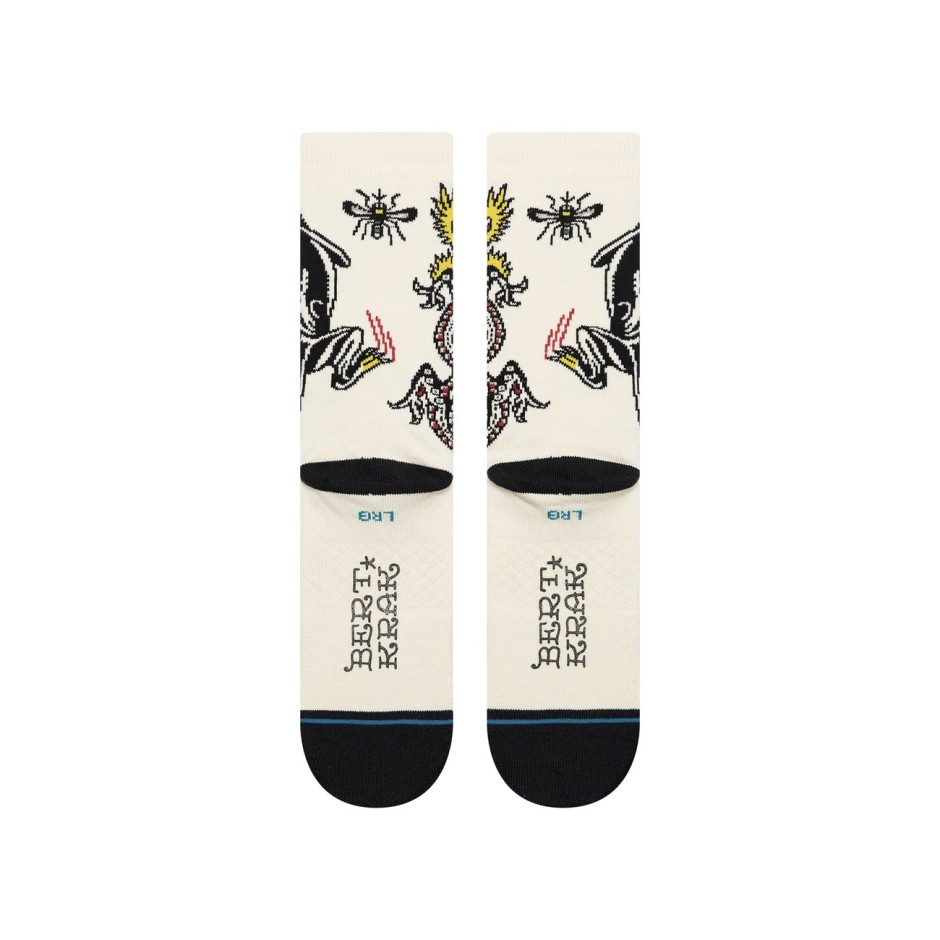 Socks Ecru - Stance Bert Krak Battle