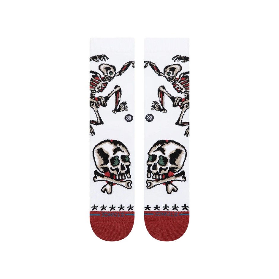 Socks White - Stance Bert Krak Skeleton