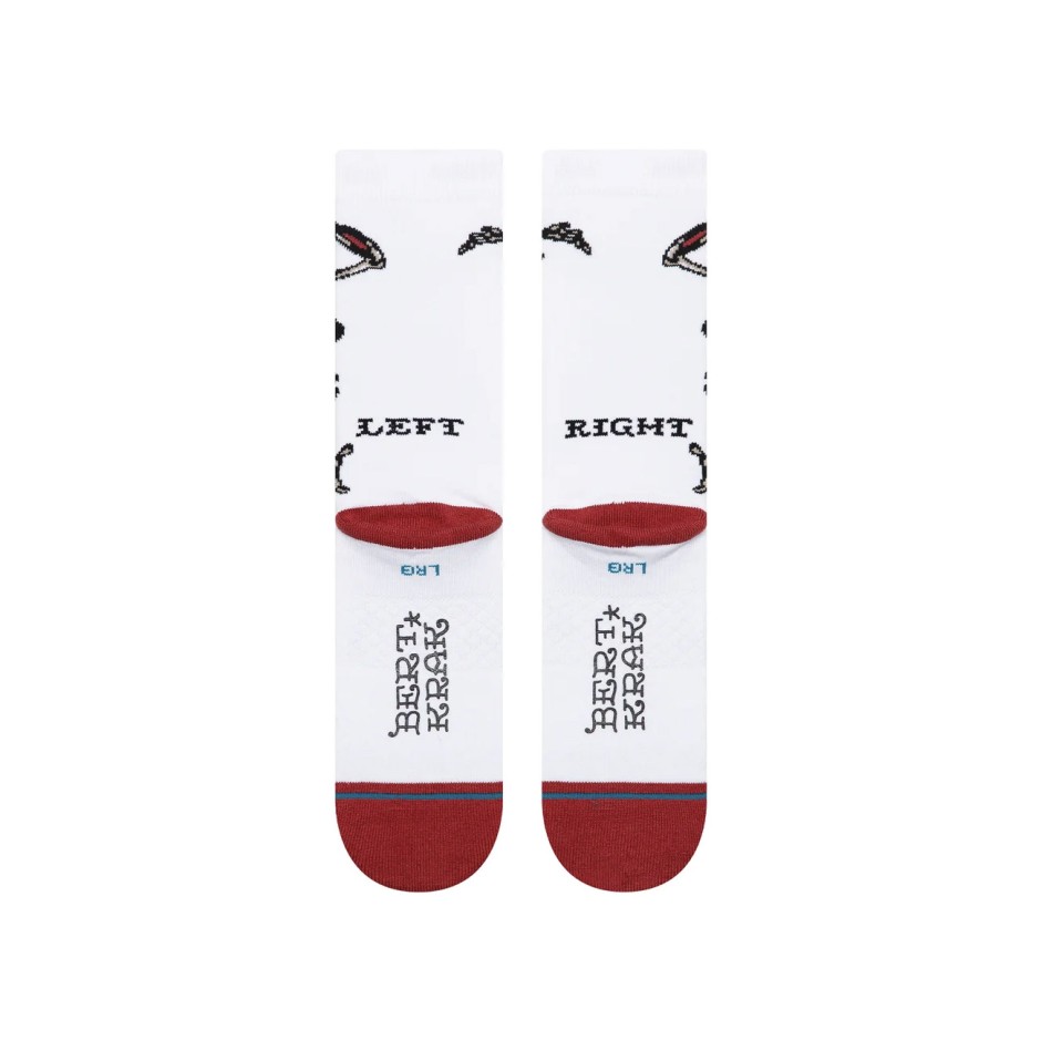 Socks White - Stance Bert Krak Skeleton