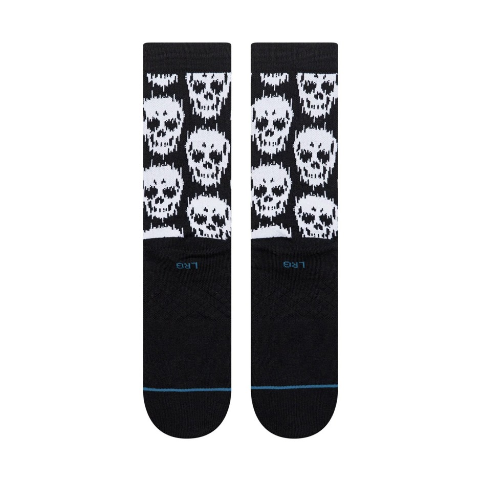 Socks Black - Stance Static Skull