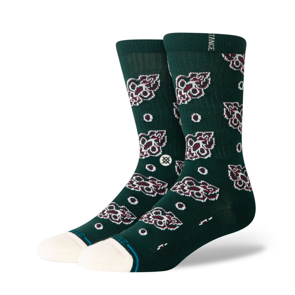STANCE PINE BROCADE CREW A556C25PIN-PIN Κhaki