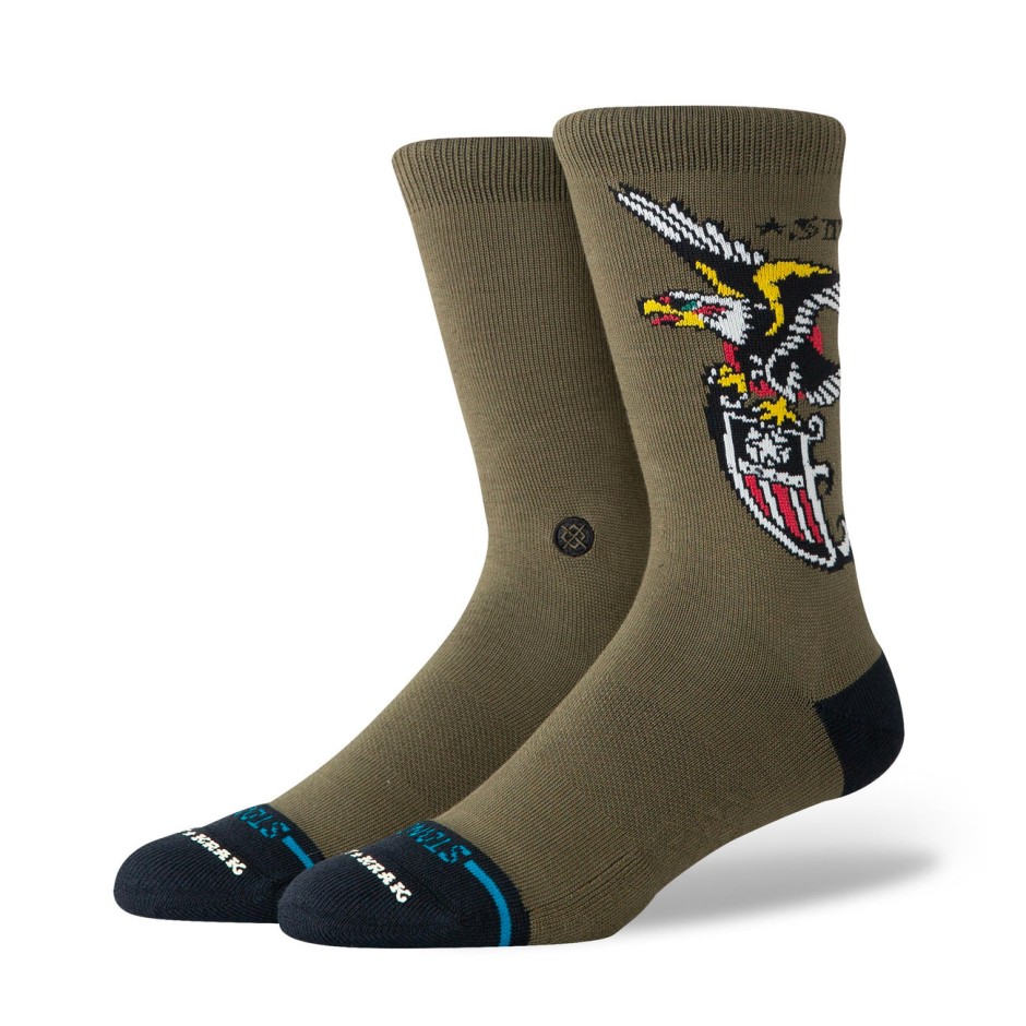STANCE THE EAGLE CREW A555C25THE-MGN Κhaki