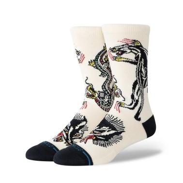 Socks Ecru - Stance Bert Krak Battle