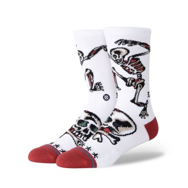 Socks White - Stance Bert Krak Skeleton