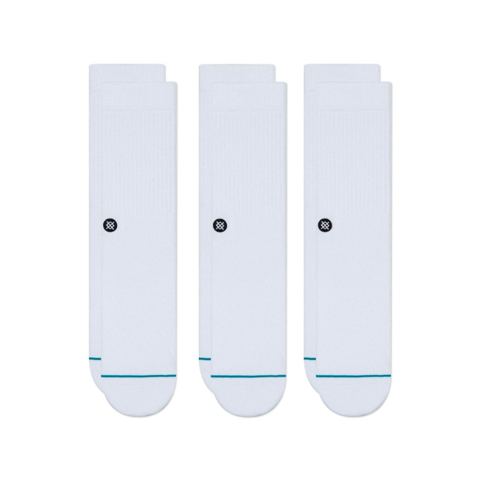 Κάλτσες Λευκές - Stance Icon 3 Pack